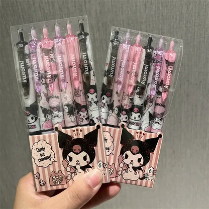 Sanrio Hello Kitty 6pcs Series Gel Pen 0.55mm Refill