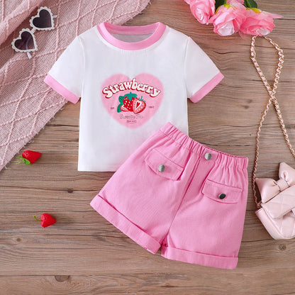 Get your little girl ready for summer with this playful fashion set! With a variety of styles they can't be beat!