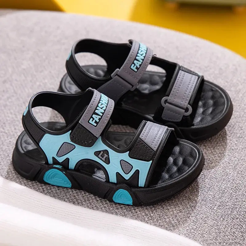 Step into summer fun with these soft sole sandals for kids. Perfect for leisurely strolls or backyard adventures.