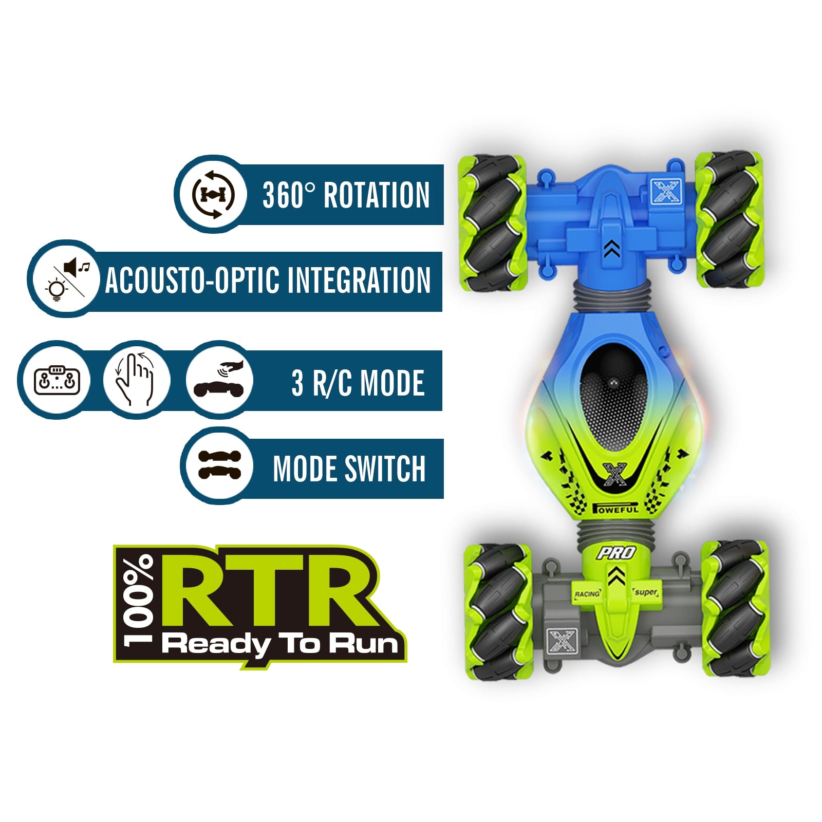 Remote Controlled 2.4G Stunt Car