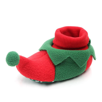 Give your little one the gift of warm, protected feet this winter with our Winter Christmas Infants Soft Sole Shoes!