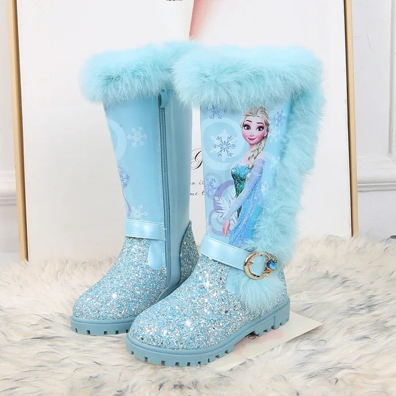 Step out in style and comfort this winter with our Winter Girls Low Heel Boots with Fur!