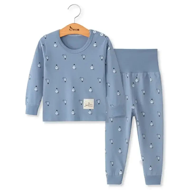 Keep your little one cozy and cute with this Toddler Kids Long Sleeve Cartoon Sleepwear 2PC Set. Made from soft cotton, these pajamas fit true to size