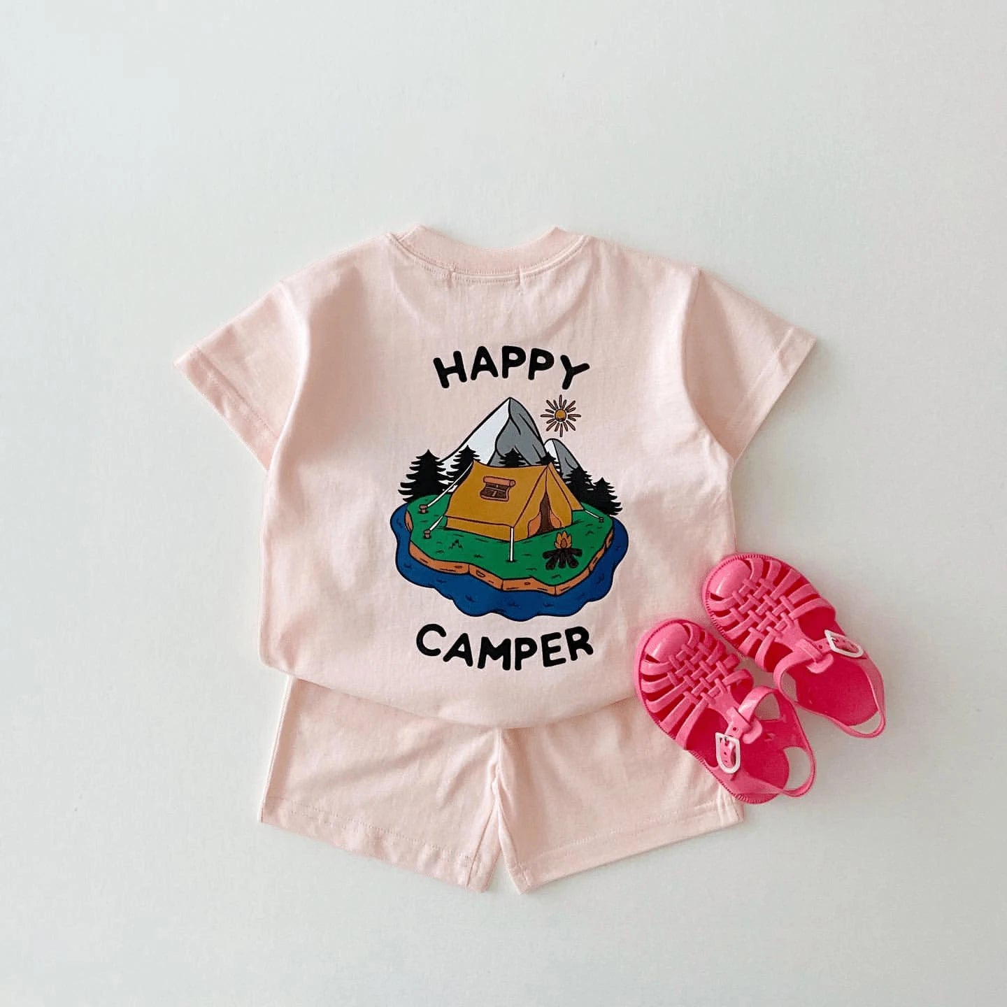 Summer Toddler Boys Happy Camper 2PC Set