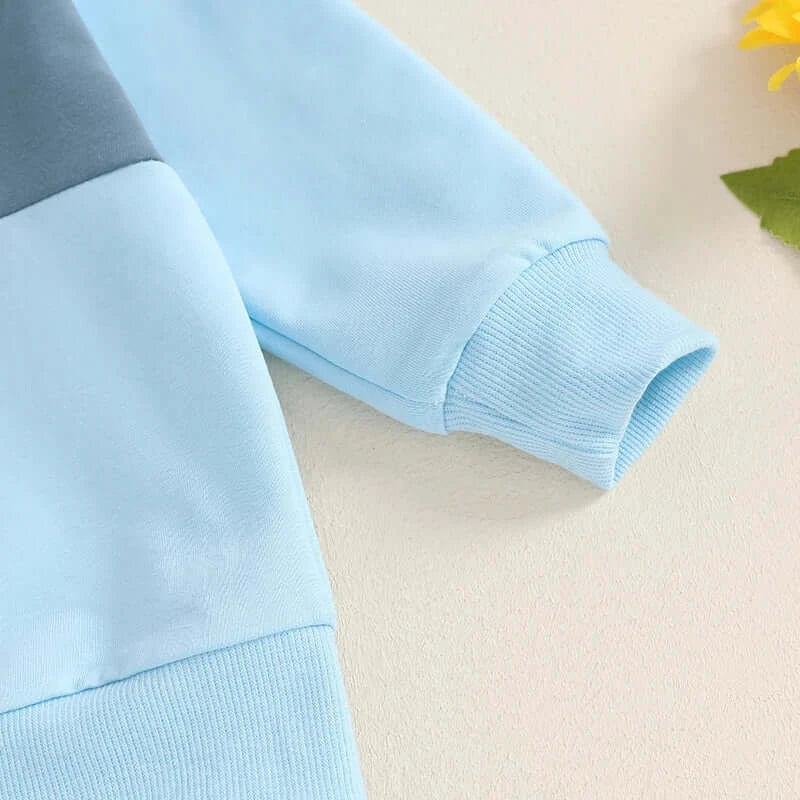 Introducing our Autumn Newborn Boys Long Sleeve Block Color Top+Pants! it's not only soft and comfortable, but also durable.