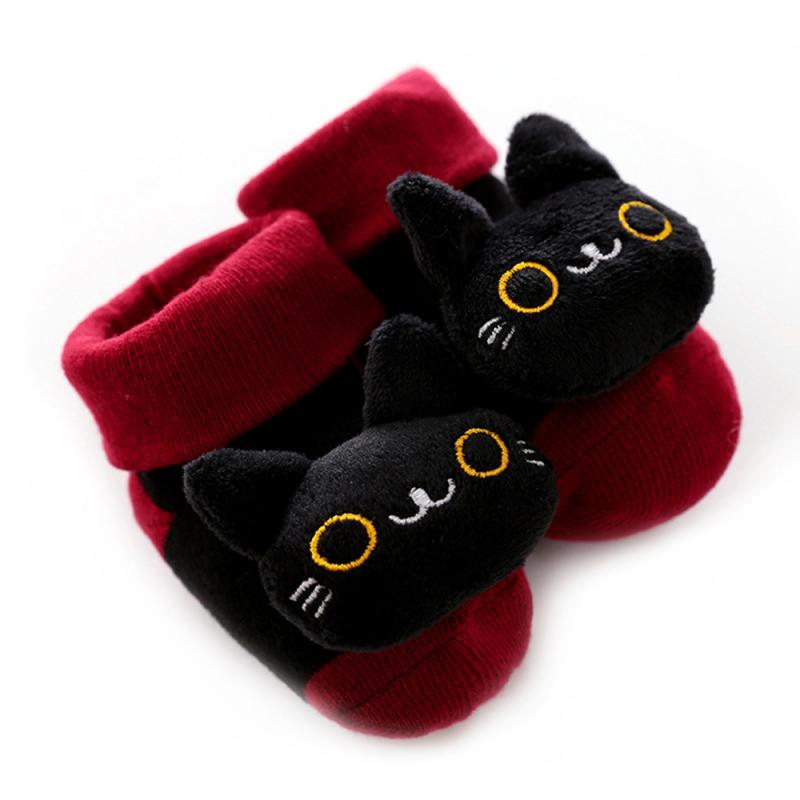 Newborn Anti-Slip Rattle Socks