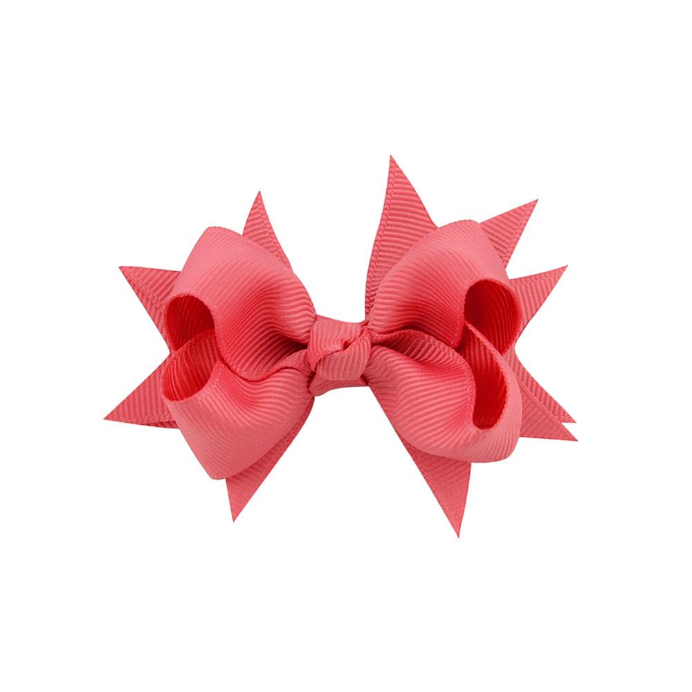 Give her look a unique, chic finish with an ultra-luxe selection of 40 Girls Solid Ribbon Hair Bows.