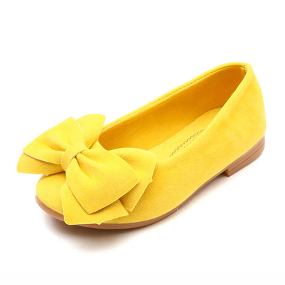 Make sure your little girl is the belle of the ball with these adorable bowknot soft slip-on Party Dance Shoes!