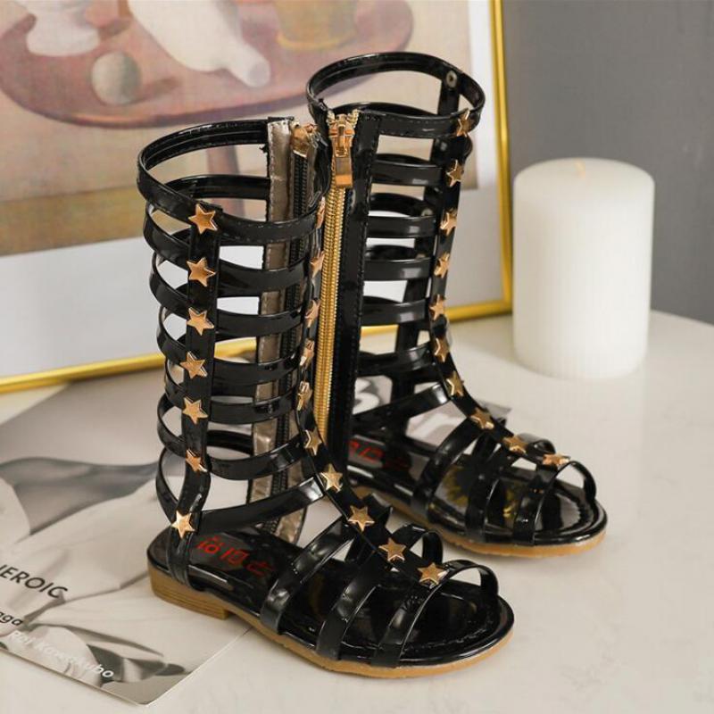 Introducing Girls Roman High Top Sandals, an exclusive luxury item perfect for stylish summer days.